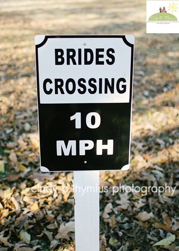bride sign savannah woods plantation