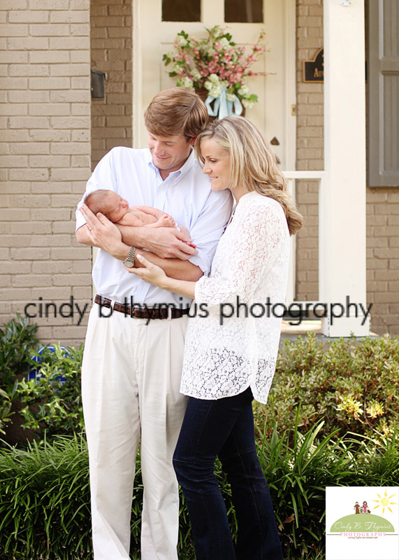 sweet family portrait with baby in memphis