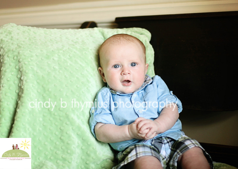 baby boy smiling in memphis home