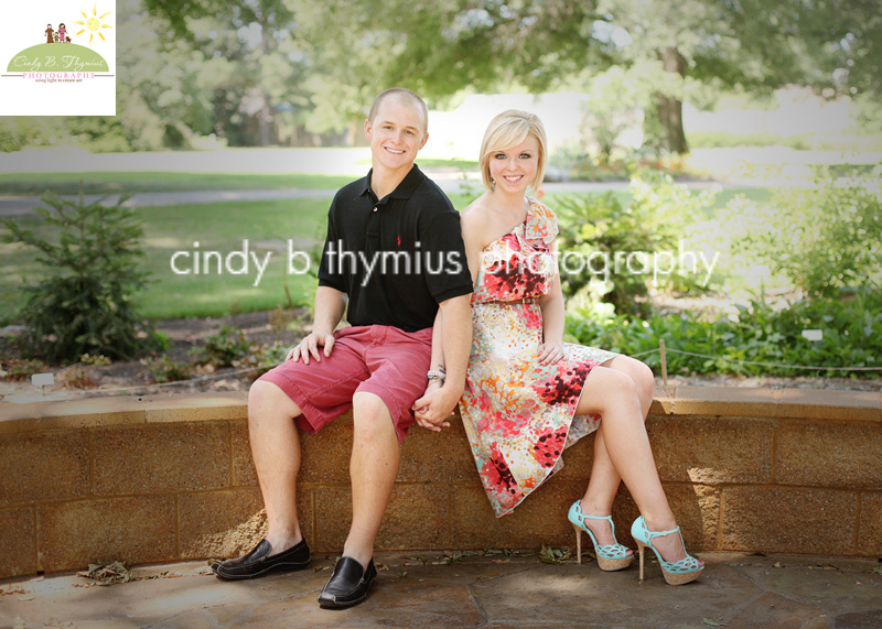 coordinating colors engagement photo memphis