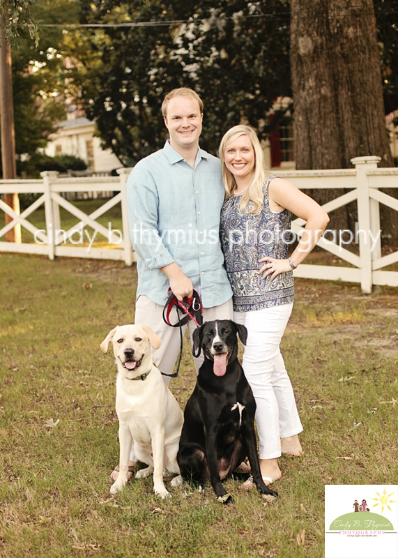 couple's photos with two dogs memphis