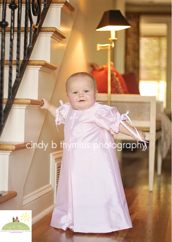 memphis tn baby photography by stairs