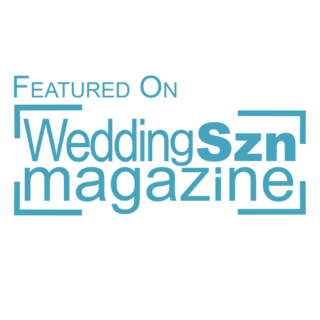 A logo of wedding szn magazine