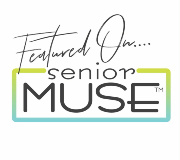 Senior Muse Badge with white background