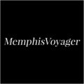 A logo of memphis voyager in black